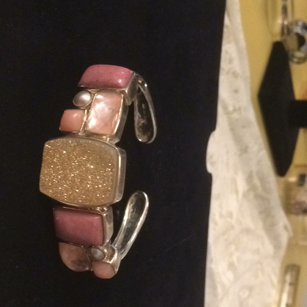 Gemstone bracelet Drusy